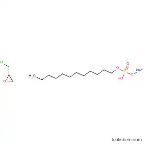 Molecular Structure of 105751-49-3 (Phosphoric acid, mono(3-chloro-2-hydroxypropyl) monododecyl ester,
monosodium salt)