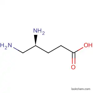 Molecular Structure of 105760-97-2 (Pentanoic acid, 4,5-diamino-, (S)-)