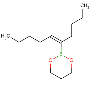 Molecular Structure of 105763-12-0 (1,3,2-Dioxaborinane, 2-(1-butyl-1-hexenyl)-, (E)-)