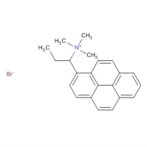 Molecular Structure of 105763-23-3 (1-Pyrenepropanaminium, N,N,N-trimethyl-, bromide)