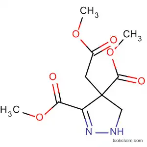 Molecular Structure of 889-62-3 (1H-Pyrazole-3,4-dicarboxylic acid,
4,5-dihydro-4-(2-methoxy-2-oxoethyl)-, dimethyl ester)