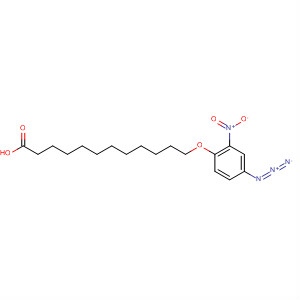 Molecular Structure of 105968-86-3 (Dodecanoic acid, 12-(4-azido-2-nitrophenoxy)-)