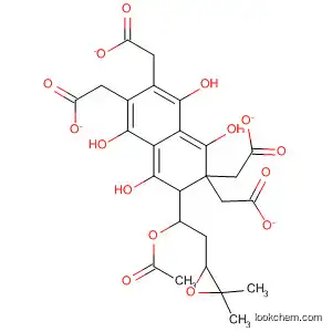 1,4,5,8-Naphthalenetetrol,
2-[1-(acetyloxy)-2-(3,3-dimethyloxiranyl)ethyl]-, tetraacetate