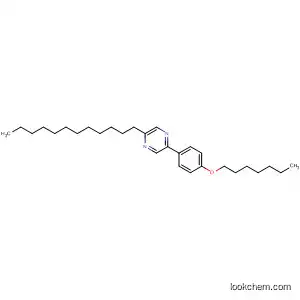 Molecular Structure of 106011-59-0 (Pyrazine, 2-dodecyl-5-[4-(heptyloxy)phenyl]-)