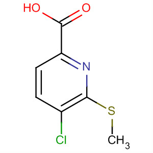 2-Pyridinecarboxylic acid, 5-chloro-6-(methylthio)-(106025-37-0)