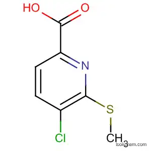 2-Pyridinecarboxylic acid, 5-chloro-6-(methylthio)-