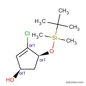 2-Cyclopenten-1-ol, 3-chloro-4-[[(1,1-dimethylethyl)dimethylsilyl]oxy]-,
cis-