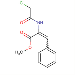 2-Propenoic acid, 2-[(chloroacetyl)amino]-3-phenyl-, methyl ester