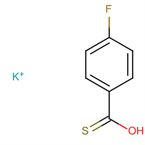 Molecular Structure of 106110-51-4 (Benzenecarbothioic acid, 4-fluoro-, potassium salt)