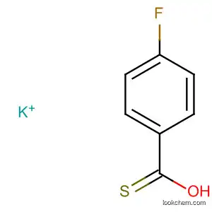 Molecular Structure of 106110-51-4 (Benzenecarbothioic acid, 4-fluoro-, potassium salt)