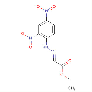Molecular Structure of 106112-25-8 (Acetic acid, [(2,4-dinitrophenyl)hydrazono]-, ethyl ester, (E)-)