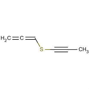 Molecular Structure of 106113-42-2 (1,2-Propadiene, 1-(1-propynylthio)-)