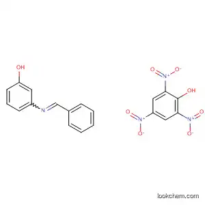 Molecular Structure of 106113-99-9 (Phenol, 3-[(phenylmethylene)amino]-, compd. with 2,4,6-trinitrophenol
(1:1))