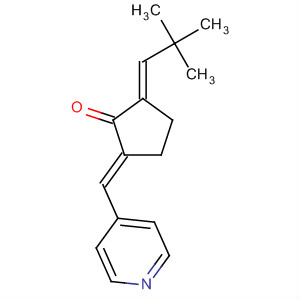 Molecular Structure of 106115-53-1 (Cyclopentanone, 2-(2,2-dimethylpropylidene)-5-(4-pyridinylmethylene)-,
(E,E)-)