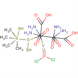 Molecular Structure of 106118-53-0 (Vanadium, dichlorooxo(tetramethyltetrathioperoxydicarbonic diamide)-)