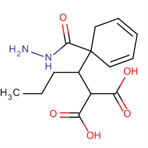 Molecular Structure of 106128-87-4 (Propanedioic acid, butyl-, mono(1-phenylhydrazide))