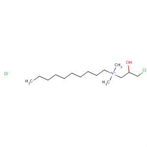 Molecular Structure of 106130-13-6 (1-Decanaminium, N-(3-chloro-2-hydroxypropyl)-N,N-dimethyl-, chloride)