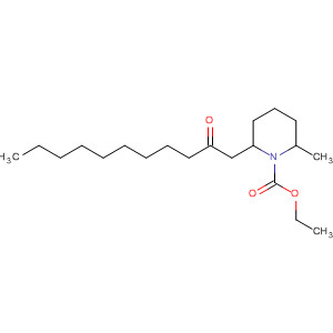 Molecular Structure of 106130-18-1 (1-Piperidinecarboxylic acid, 2-methyl-6-(2-oxoundecyl)-, ethyl ester,
trans-)