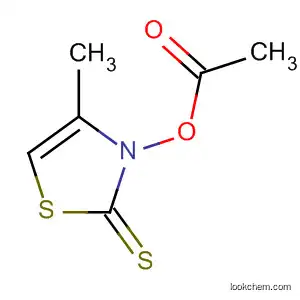 Molecular Structure of 106130-56-7 (2(3H)-Thiazolethione, 3-(acetyloxy)-4-methyl-)