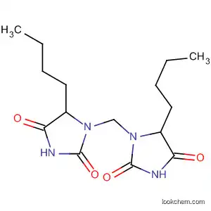 Molecular Structure of 106236-72-0 (2,4-Imidazolidinedione, 1,1'-methylenebis[5-butyl-)
