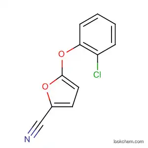 Molecular Structure of 106264-90-8 (2-Furancarbonitrile, 5-(chlorophenoxy)-)