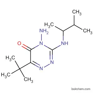 Molecular Structure of 106313-52-4 (1,2,4-Triazin-5(4H)-one,
4-amino-6-(1,1-dimethylethyl)-3-[(1,2-dimethylpropyl)amino]-)