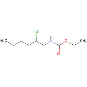 Molecular Structure of 13698-08-3 (Carbamic acid, (2-chlorohexyl)-, ethyl ester)