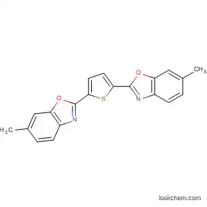 Molecular Structure of 14016-23-0 (Benzoxazole, 2,2'-(2,5-thiophenediyl)bis[6-methyl-)