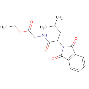 Molecular Structure of 14636-09-0 (Glycine,
N-[2-(1,3-dihydro-1,3-dioxo-2H-isoindol-2-yl)-4-methyl-1-oxopentyl]-,
ethyl ester, (S)-)