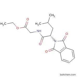 Molecular Structure of 14636-09-0 (Glycine,
N-[2-(1,3-dihydro-1,3-dioxo-2H-isoindol-2-yl)-4-methyl-1-oxopentyl]-,
ethyl ester, (S)-)
