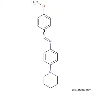 Molecular Structure of 16154-01-1 (Benzenamine, N-[(4-methoxyphenyl)methylene]-4-(1-piperidinyl)-)
