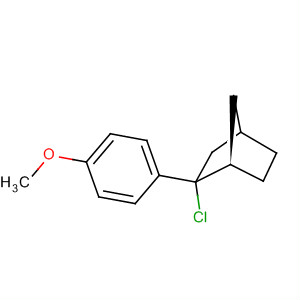 Bicyclo[2.2.1]heptane, 2-chloro-2-(4-methoxyphenyl)-, exo-