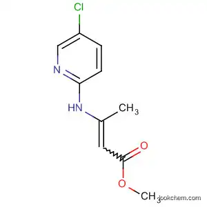 Molecular Structure of 16867-42-8 (2-Butenoic acid, 3-[(5-chloro-2-pyridinyl)amino]-, methyl ester)