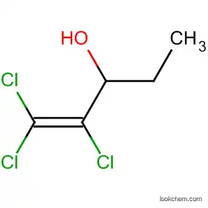 Molecular Structure of 1733-26-2 (1-Penten-3-ol, 1,1,2-trichloro-)