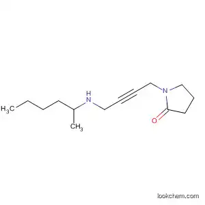 Molecular Structure of 18327-63-4 (2-Pyrrolidinone, 1-[4-(butylethylamino)-2-butynyl]-)