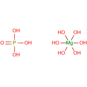 Molecular Structure of 19154-49-5 (Phosphoric acid, magnesium salt (1:1), hexahydrate)