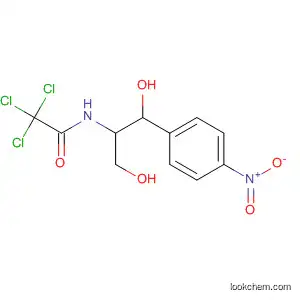 Molecular Structure of 19934-51-1 (Acetamide,
2,2,2-trichloro-N-[2-hydroxy-1-(hydroxymethyl)-2-(4-nitrophenyl)ethyl]-)