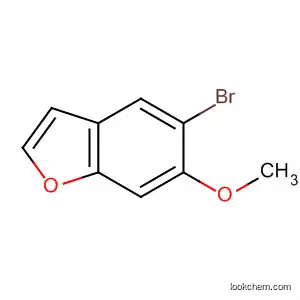 Molecular Structure of 20073-17-0 (Benzofuran, 5-bromo-6-methoxy-)