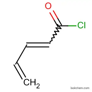 Molecular Structure of 20448-91-3 (2,4-Pentadienoyl chloride)