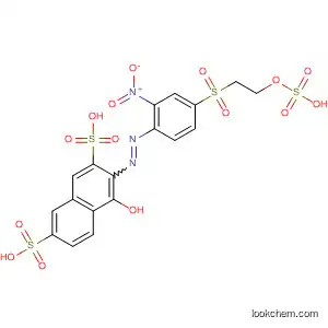 Molecular Structure of 28535-16-2 (4-hydroxy-3-[2-nitro-4-(2-sulfooxyethylsulfonyl)phenyl]azo-naphthalene-2,7-disulfonic acid)