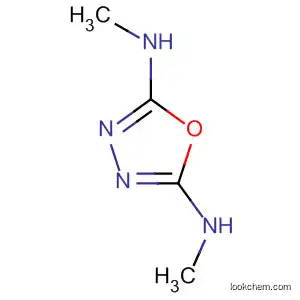 Molecular Structure of 2937-92-0 (1,3,4-Oxadiazole-2,5-diamine, N,N'-dimethyl-)