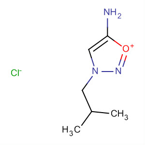 1,2,3-Oxadiazolium, 5-amino-3-(2-methylpropyl)-, chloride