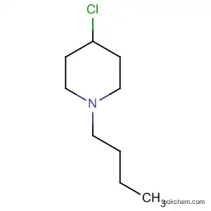Molecular Structure of 34580-30-8 (Piperidine, 1-butyl-4-chloro-)