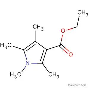 Molecular Structure of 3652-50-4 (1H-Pyrrole-3-carboxylic acid, 1,2,4,5-tetramethyl-, ethyl ester)
