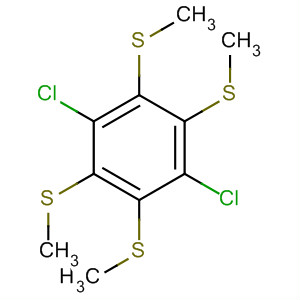 Benzene, 1,4-dichloro-2,3,5,6-tetrakis(methylthio)-