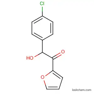 Molecular Structure of 36715-39-6 (Ethanone, 2-(4-chlorophenyl)-1-(2-furanyl)-2-hydroxy-)