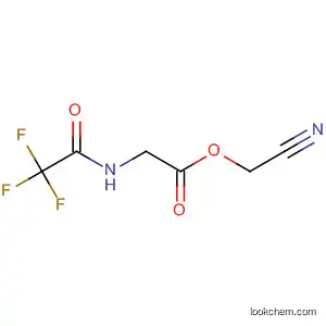 Molecular Structure of 372-72-5 (Glycine, N-(trifluoroacetyl)-, cyanomethyl ester)