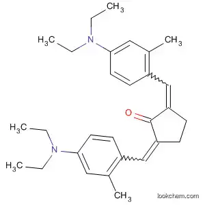Molecular Structure of 38394-52-4 (Cyclopentanone, 2,5-bis[[4-(diethylamino)-2-methylphenyl]methylene]-)