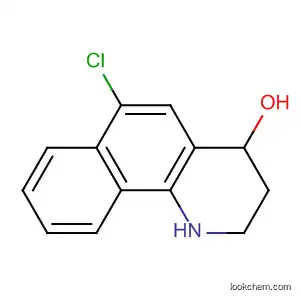 Molecular Structure of 38554-04-0 (Benzo[h]quinolin-4-ol, 6-chloro-1,2,3,4-tetrahydro-)