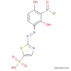 Molecular Structure of 39070-33-2 (5-Thiazolesulfonic acid, 2-[(2,4-dihydroxy-3-nitrophenyl)azo]-)